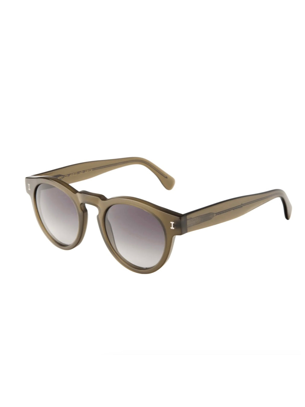Leonard Sunglasses in Olive w/Grey Gradient