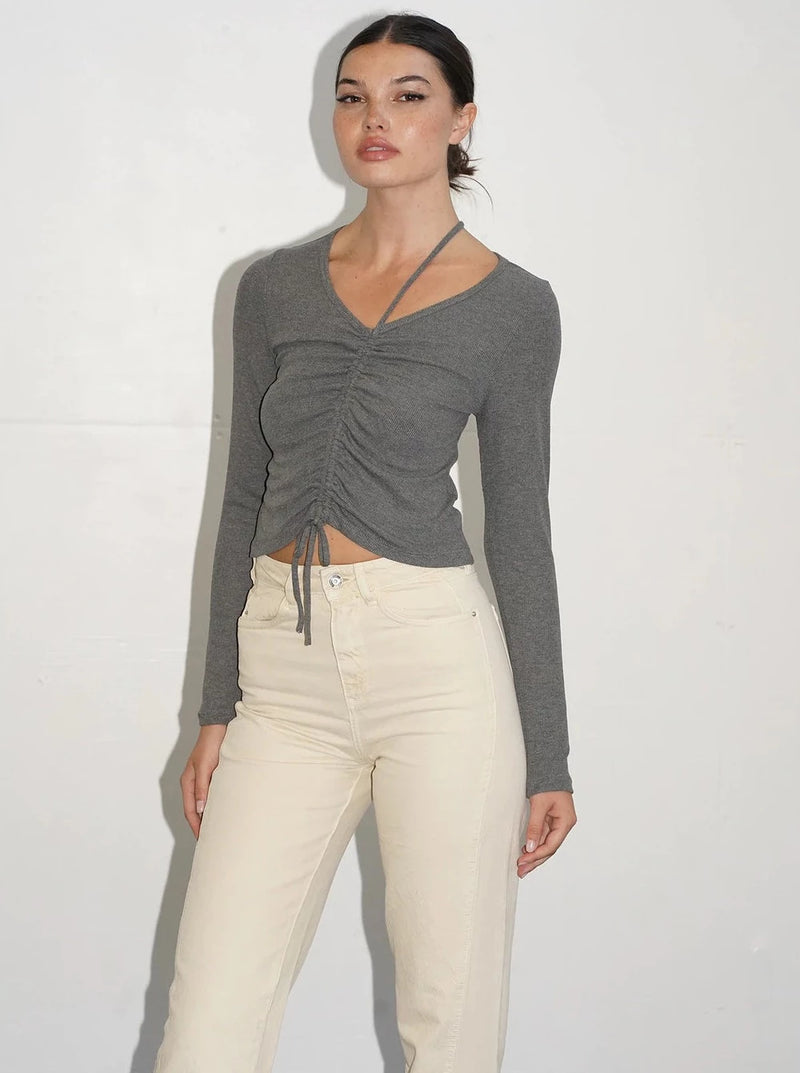 Front sales ruched top