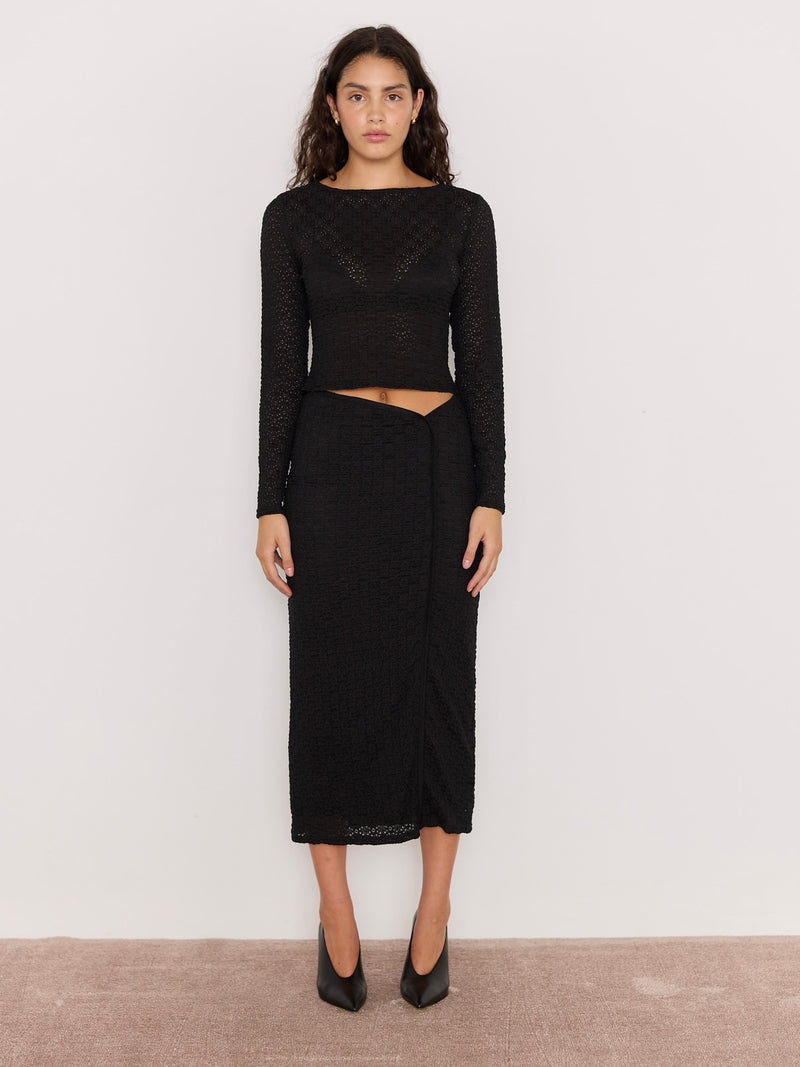 Luca Stretch Lace Skirt