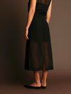 Hugh Sheer Midi Skirt