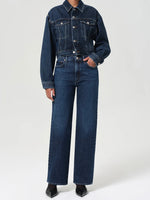 Harper Straight Jean in Echo (Stretch)