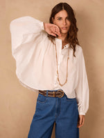 Puff Cotton Blouse