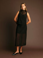 Hugh Sheer Midi Skirt