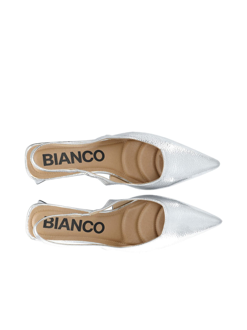 Biamaralyn Metallic Slingbacks