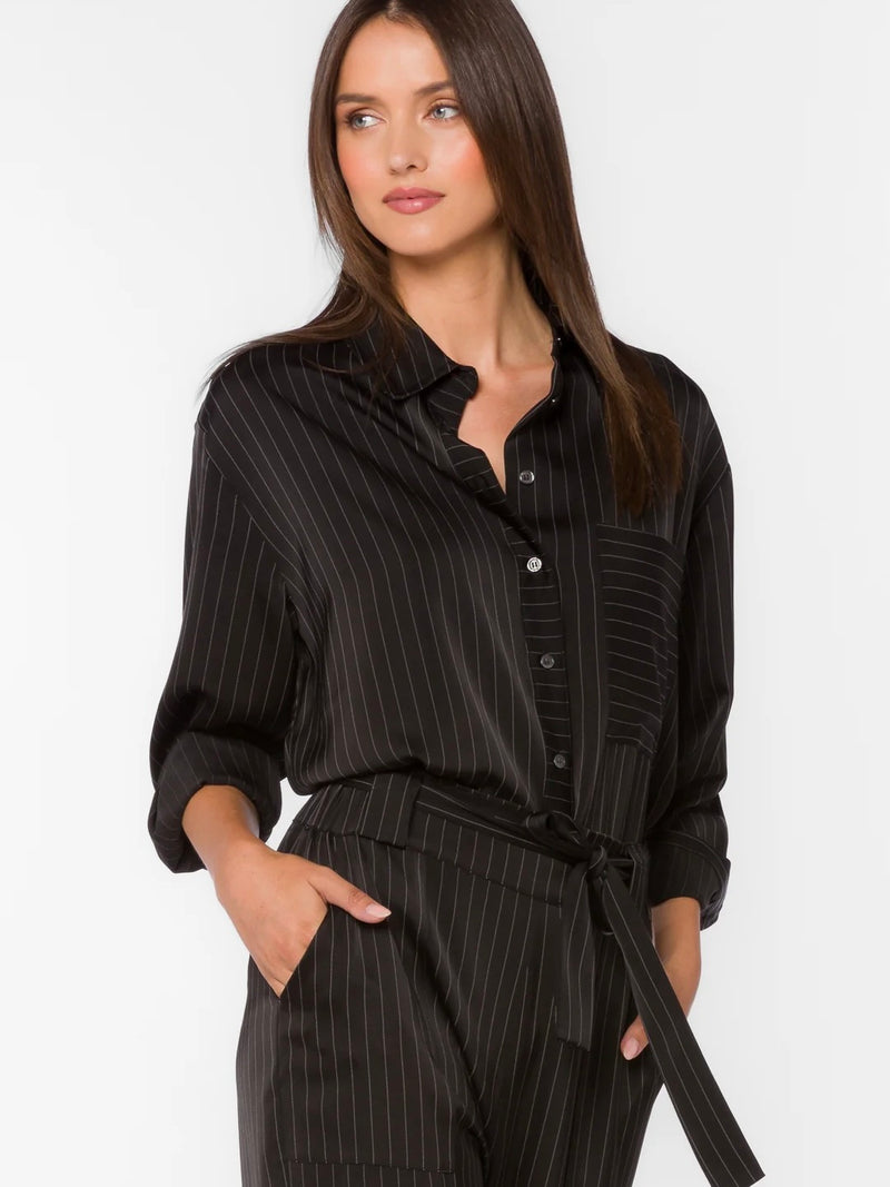 Sutton Pinstripe Button Up