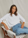 Ziggy Inside Out Sweatshirt in White