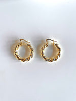 Kam Hoops in 14K Gold Plated