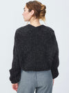 East Knit Cardigan in Anthracite Chine
