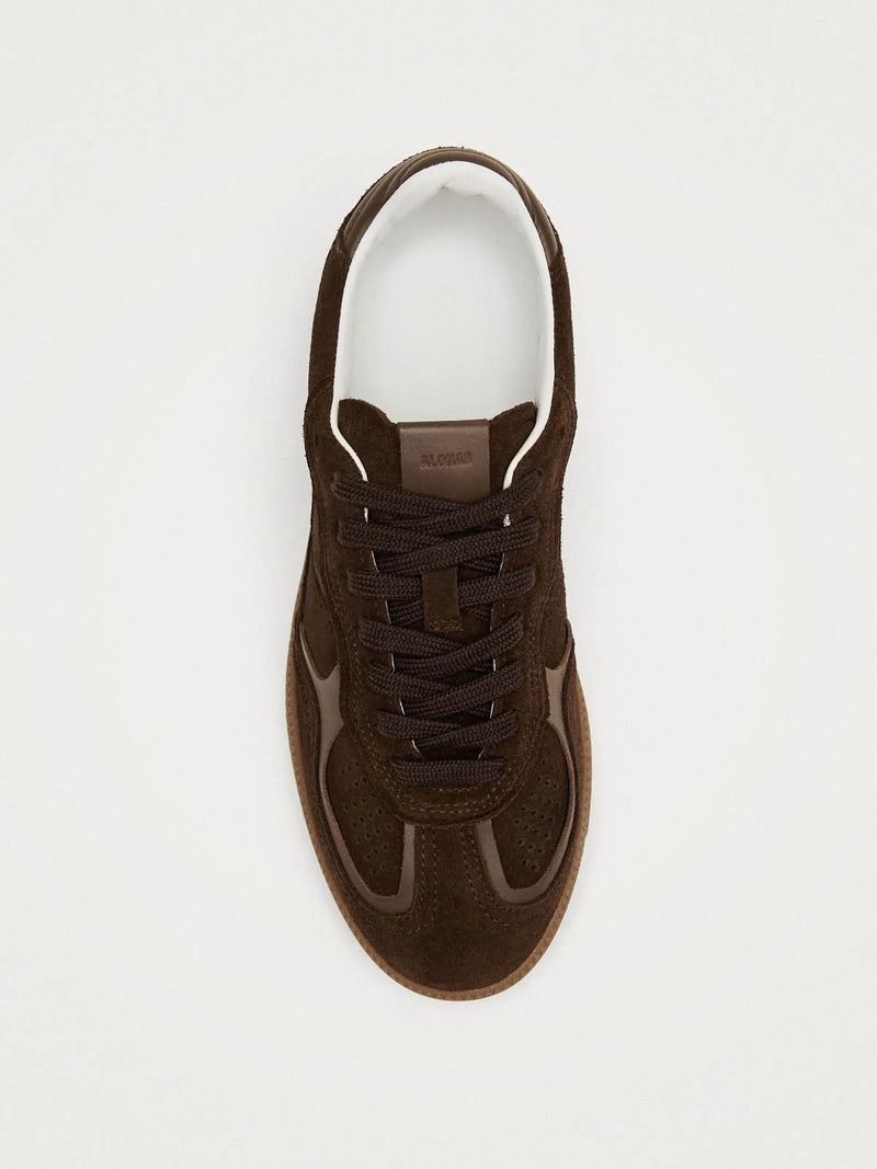 Rife Leather Sneakers in Brown