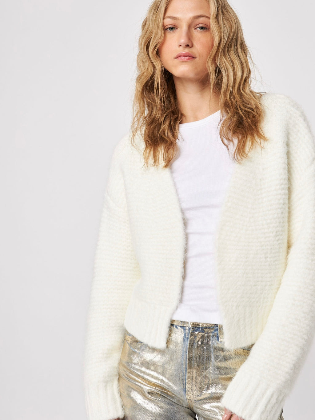 Frederic Fuzzy Open Cardi in Polar