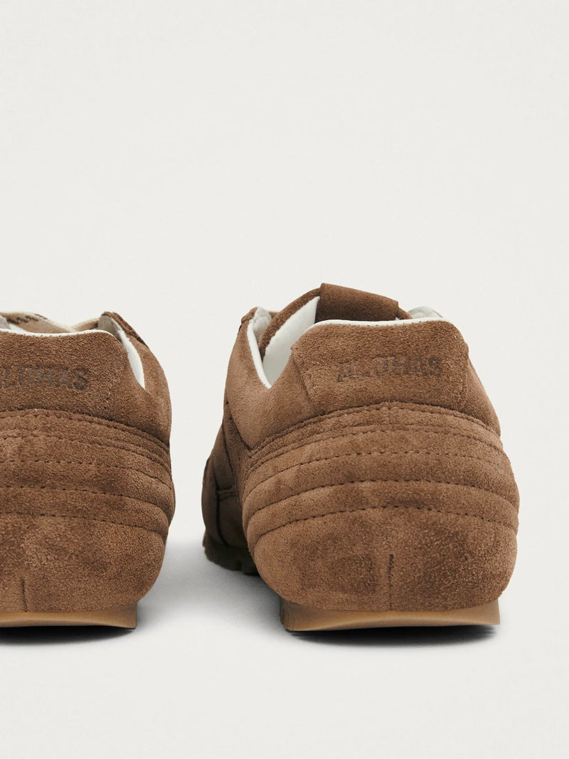 Suede Sneakers in Brown