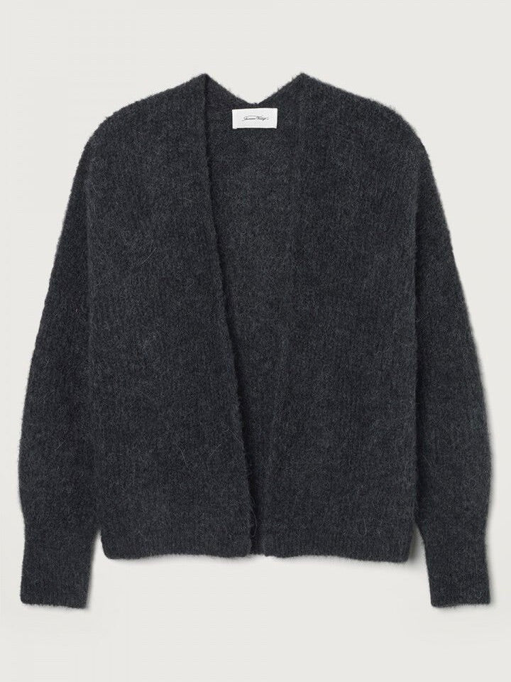 East Knit Cardigan in Anthracite Chine