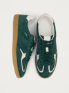 Rife Leather Sneakers in Forest Green