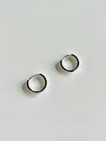 Ellie Hoops in Sterling Silver