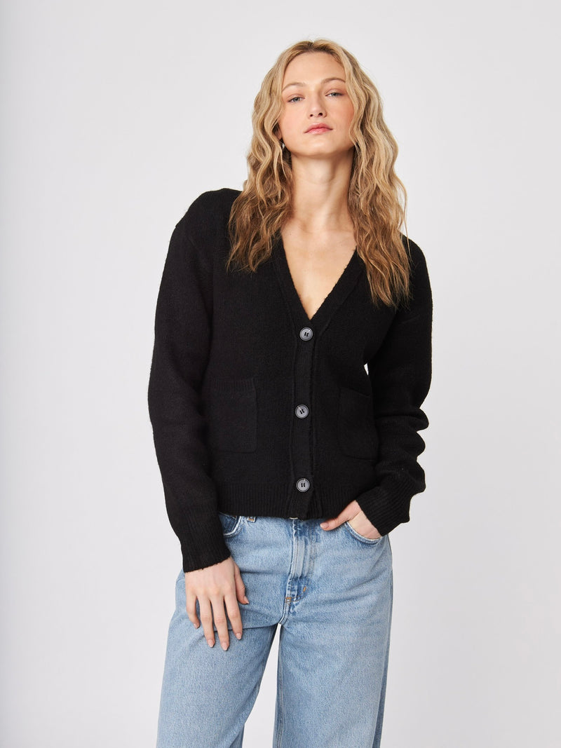 Braxton Cardigan in Caviar