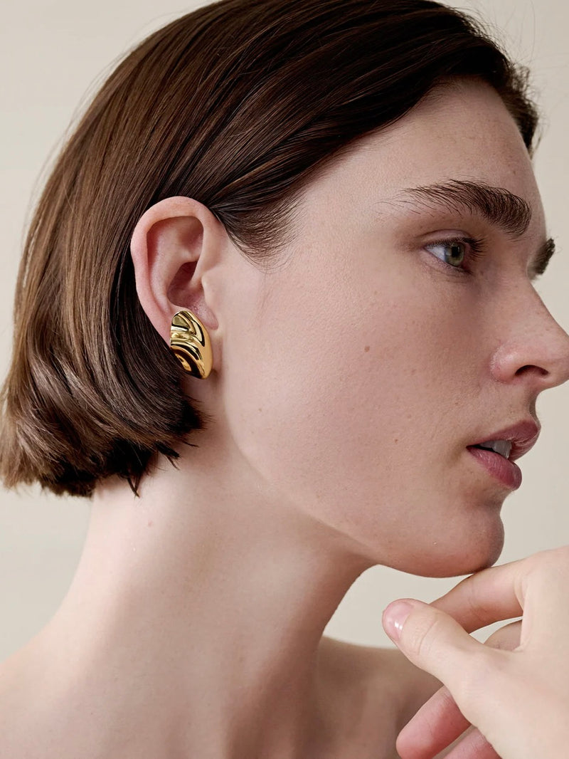 Portia Earrings in Gold