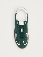 Rife Leather Sneakers in Forest Green
