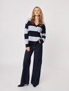 Hadley V Neck Stripe