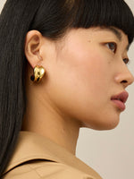 Chunky Doune Earrings in Gold