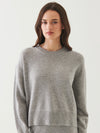 Xfine Merino Cashmere Relaxed Knit in Flannel