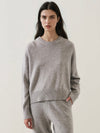 Xfine Merino Cashmere Relaxed Knit in Flannel