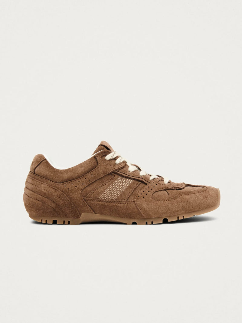 Suede Sneakers in Brown