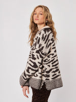 Stirling Quarter Zip Knit in Animal Kingdom