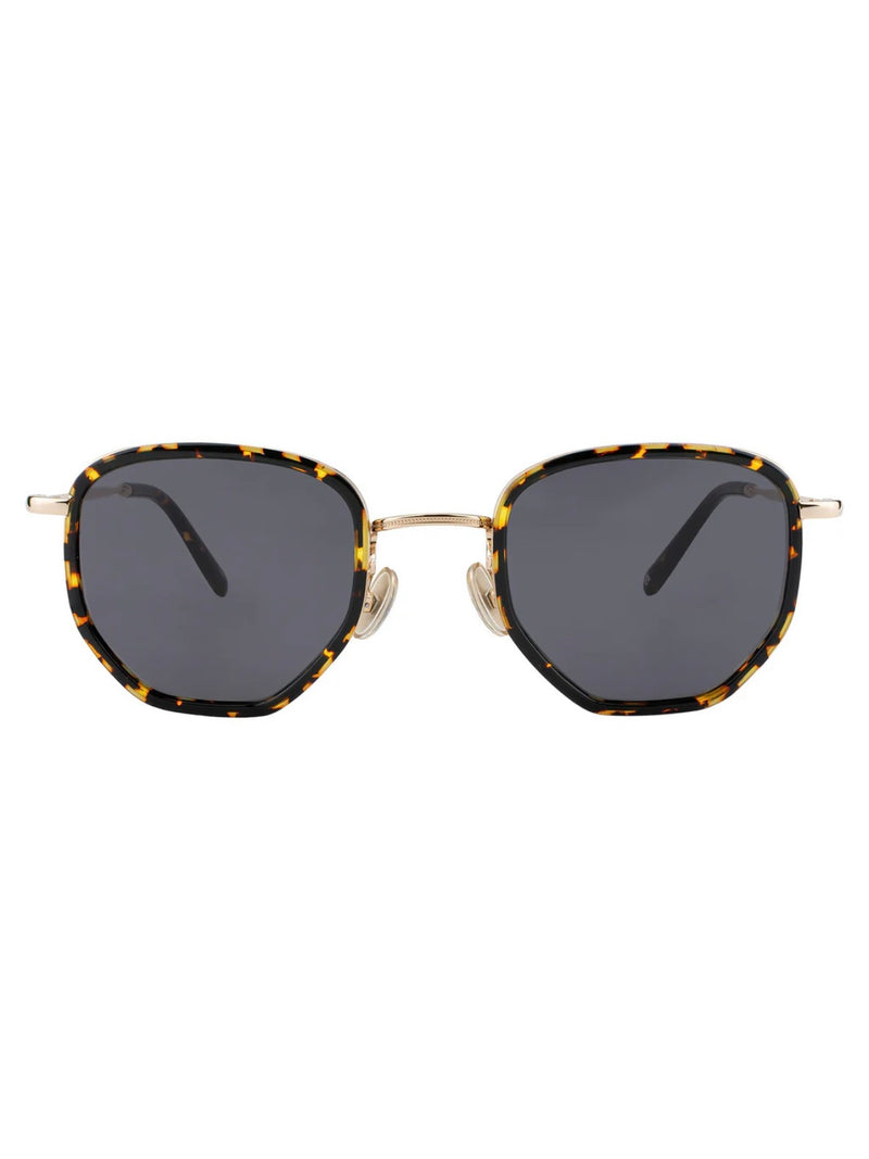 Hunter Ace Sunglasses in Flame/Gold w/ Grey Lenses