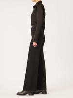 Hepburn Wide Leg in Jet Black