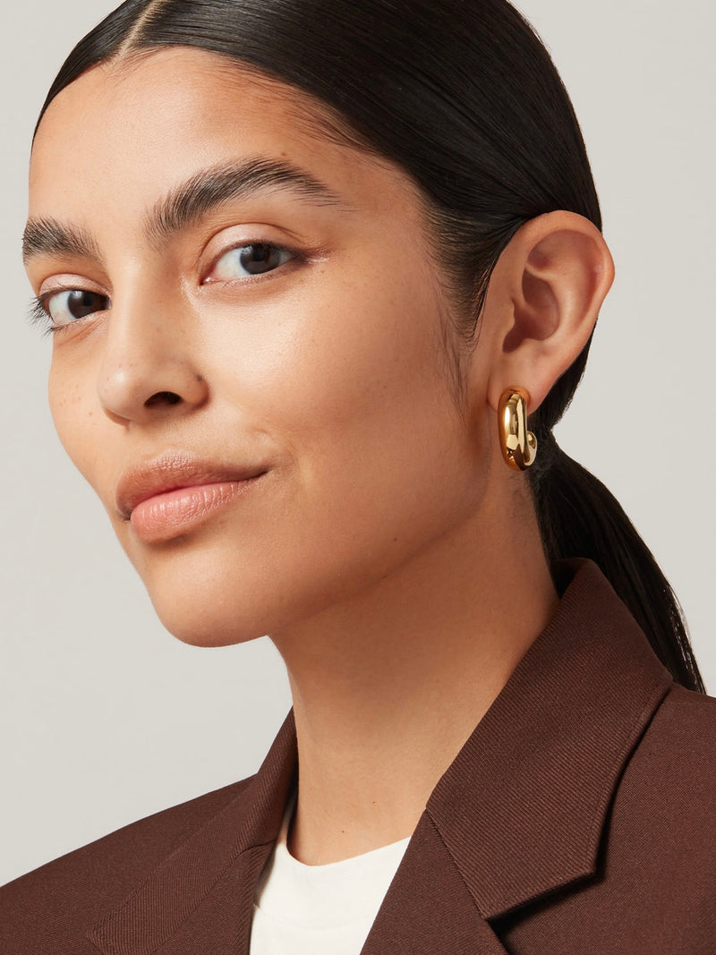 Tome Large Hoops in Gold