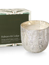 Balsam & Cedar Large Boxed Crackle Glass Candle