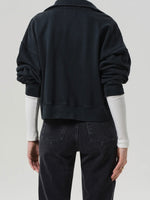 Mirelle Funnel Neck Sweater in Charcoal