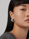 Lennon Hoops in Silver