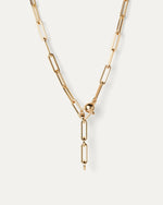 Andi Slim Necklace in Gold