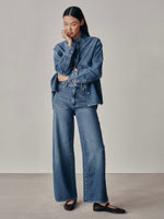 Hepburn Wide Leg in Delray