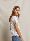 Ruby Boxy Crew in White