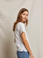 Ruby Boxy Crew in White