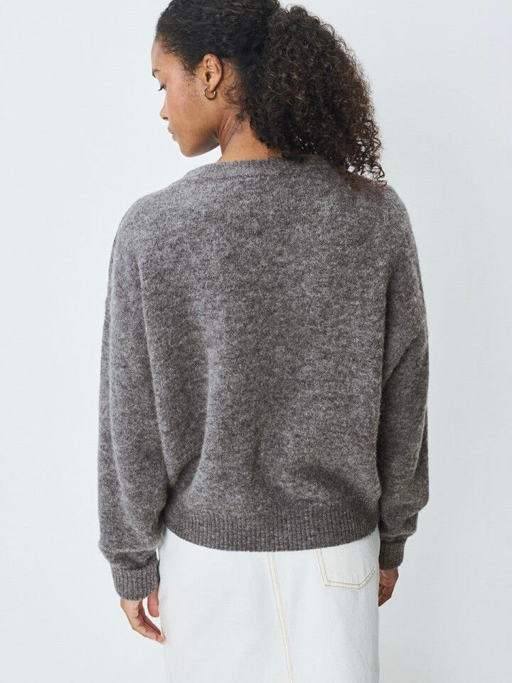 Vitow Knit Jumper in Acier Chine
