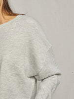 Tyler Pullover Sweatshirt in Heather Grey