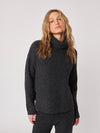 Jett Ribbed Knit Turtleneck in Carbon