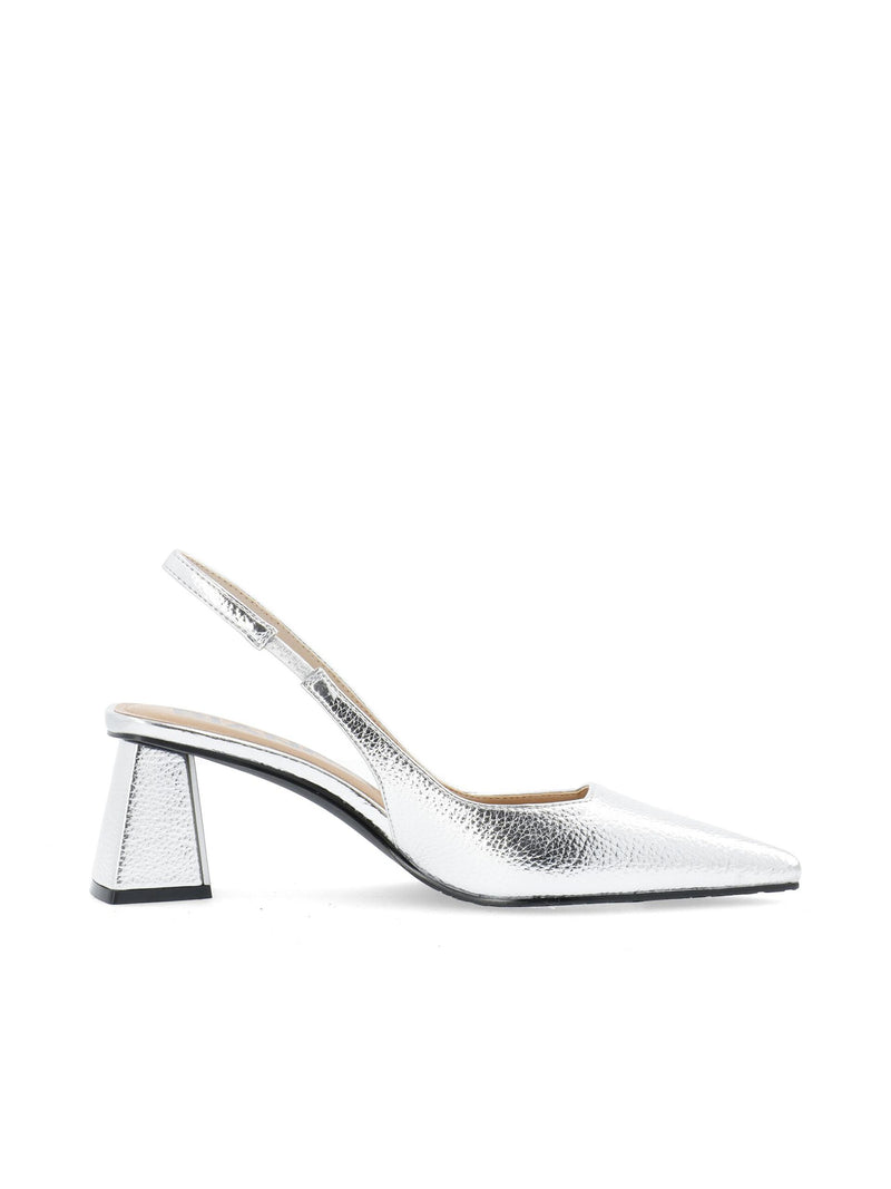 Biamaralyn Metallic Slingbacks