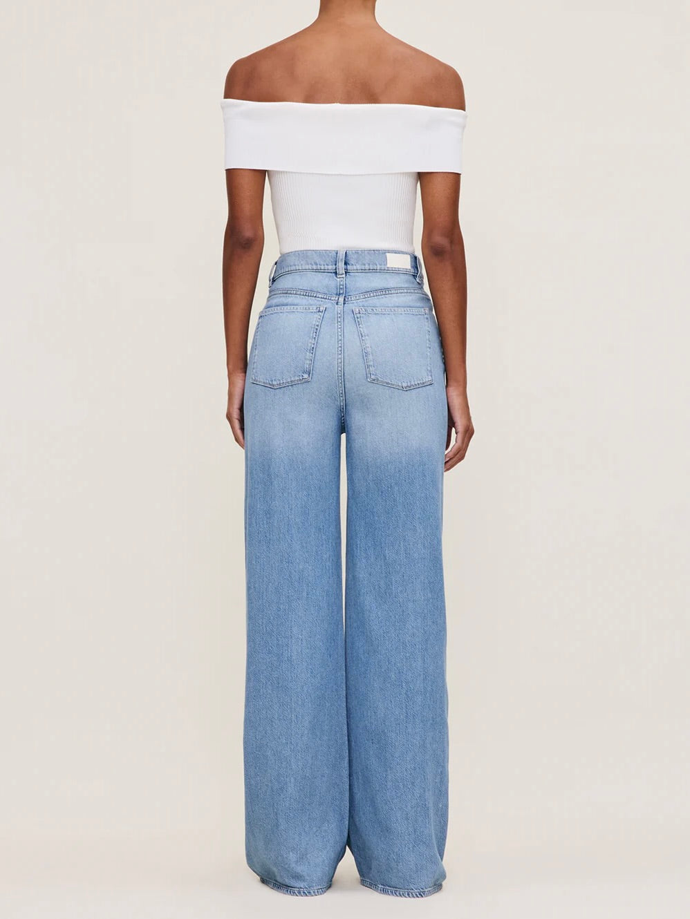 Hepburn Wide Leg in River Bank