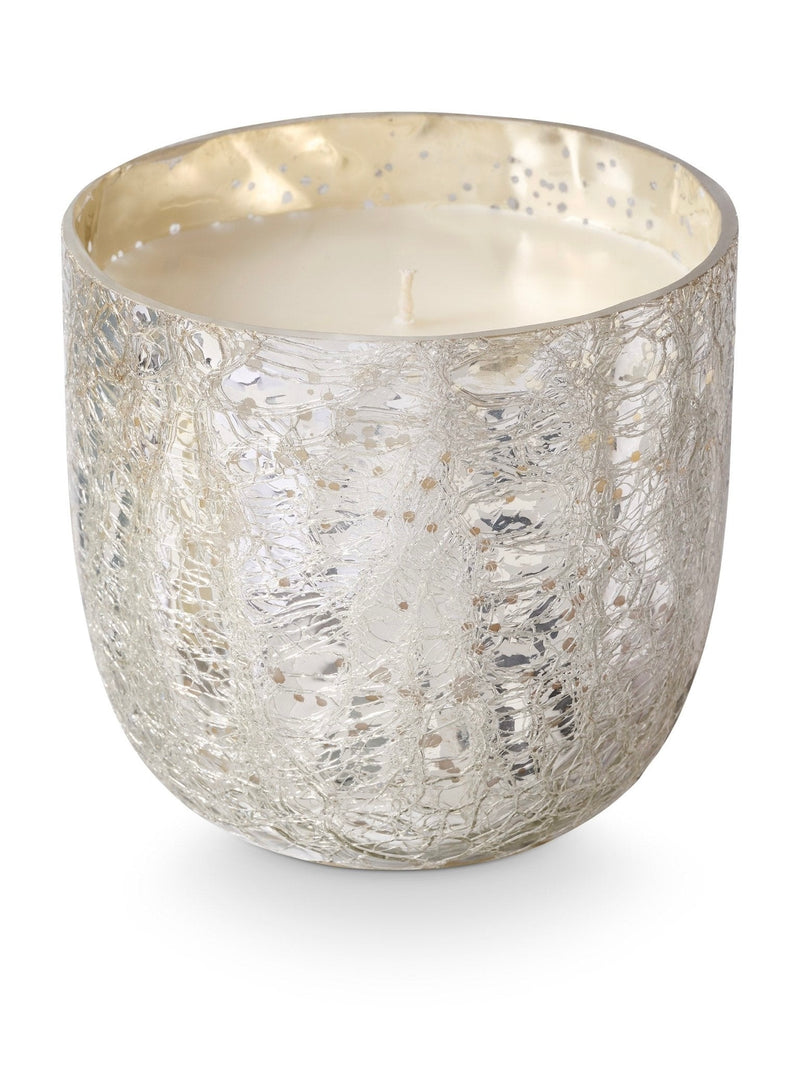 Balsam & Cedar Large Boxed Crackle Glass Candle