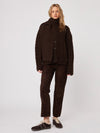 Zaire Cable Knit Scarf Coatigan