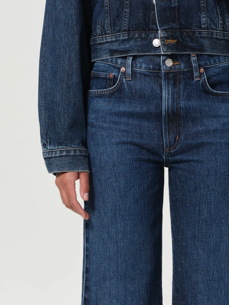 Harper Straight Jean in Echo (Stretch)
