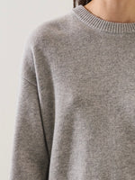Xfine Merino Cashmere Relaxed Knit in Flannel