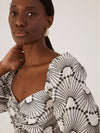 Wave Embroidered Blouse