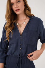 Tie Shirt in Azul
