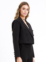 Gretchen Double Breasted Crop Blazer