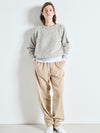 Vitow Knit Jumper in Gris Clair Chine